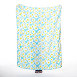 Flower Power Unlined Plush Throw