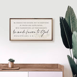 Philippians 4.6 Greenery