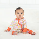 Baby Onesie Pajamas - Retro Floral