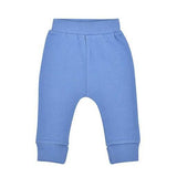 Baby cuffed organic pants | periwinkle blue