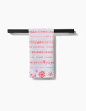 Frosty Notes Tea Towel