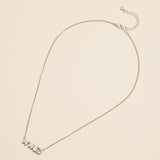 WWJD What Would Jesus Do 18K Gold Necklace