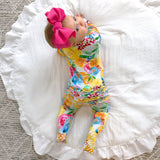 Lillyana RUFFLE ZIP Bamboo Baby Sleepies Little Outfit