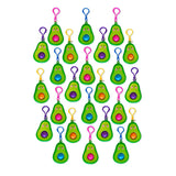 Fidget Fun Pop Avocado Backpack Clip Assortment