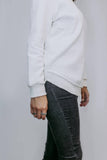 Basic Acid Washed Sweatshirt - Heather Grey