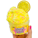 Lemon Sorbet Fluff Cloud Slime