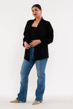Rhea Rouched Sleeve Blazer