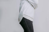 Basic Acid Washed Sweatshirt - Heather Grey