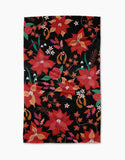Poinsettia Tea Towel