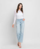 VERVET AILEEAH HIGH RISE SLIM WIDE JEANS