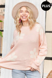 Libby Floral Sweater - Plus