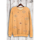 AZTEK ALLOVER MINERAL SWEATSHIRTS