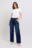 Judy Blue High Rise Wide-Leg Jean Dark Wash