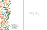 With Scripture Religious Greeting Card - Tulip Cross