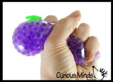 1 Fruit Water Bead Filled Squeeze Stress Balls  -  Sensory,