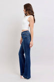 Judy Blue High Waist Dark Wash Trouser Flare