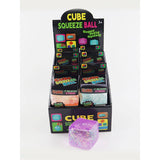 Viral Glitter Ice Cube Squishy Toy