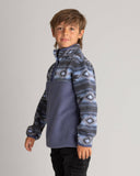 Boys Subzero Heavy Fleece Printed Snap Tee