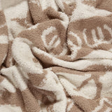 Wrangler Tan Rodeo Stretchy Throw Blanket