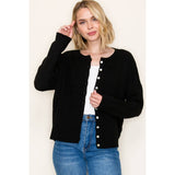 BUTTON DOWN SWEATER CARDIGAN