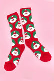CHRISTMAS  HOLIDAY WARM CORAL FLEECE FUZZY SOCKS | 40S02046