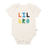 Baby graphic organic bodysuit | lil bro original