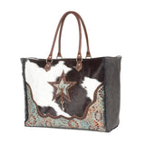 Star Western Cowhide Travel, Overnight Myra Weekender Bag