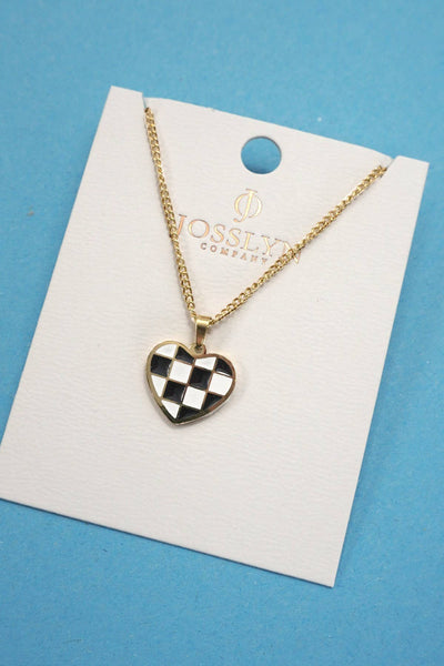 18K STAINLESS STEEL TARNISH FREE HEART NECKLACE