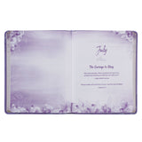 Devotional Strong & Courageous Faux Leather