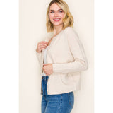 BUTTON DOWN SWEATER CARDIGAN