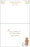 With Scripture Baby Greeting Card - Animal Hello