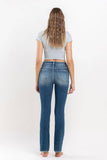 VERVET JEANNE HIGH RISE STRETCH SLIM STRAIGHT JEANS