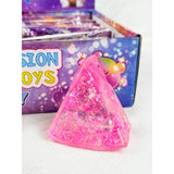 Maltose Glitter Cheese Squishy Toy