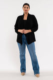 Rhea Rouched Sleeve Blazer