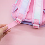 Girls Backpack with Glitter Varsity Letters - Mini Tie Dye