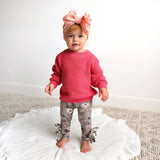 Tatum BOW LEGGINGS Bamboo Kids Toddler Baby Clothing