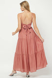 Mellow Rose Tiered Maxi Dress