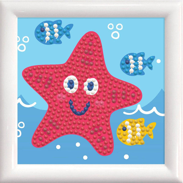 Diamond Dotz Happy Star Fish Framed Kit - 4.0" x 4.0"