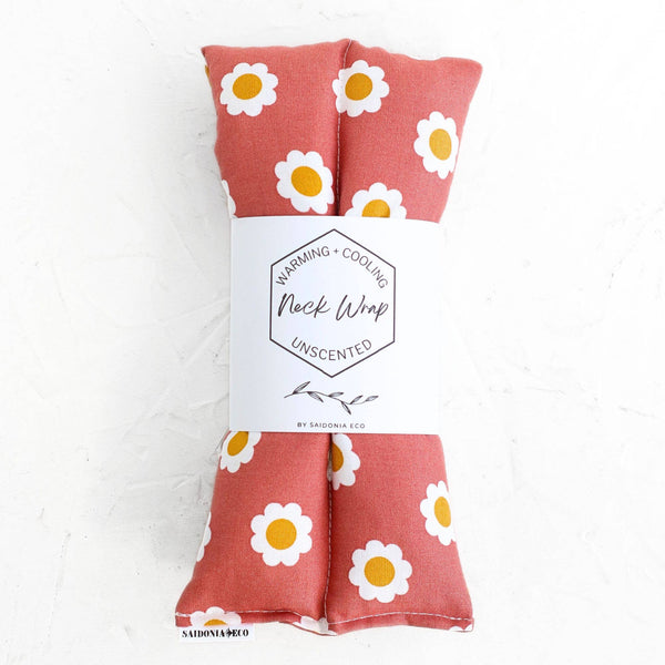 Heating Cooling Neck and Body Wrap - Daisies