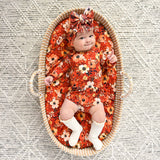 Auburn TUTU Bamboo Fall Floral Baby Dress