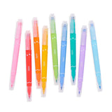 Confetti Stamp Double-Ended Markers - Set of 9