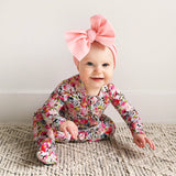 Eloise RUFFLE ZIP Bamboo Baby Outfit Sleepies Little
