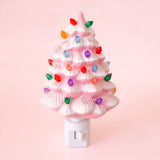 Vintage Tree Night Light | Pink