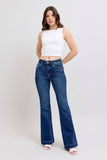 Judy Blue High Waist Dark Wash Trouser Flare