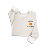HELLO PUMPKIN MINERAL SWEATSHIRTS