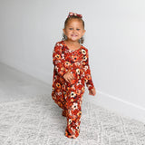 Auburn WIDE LEG ROMPER Bamboo Fall Floral Kids Outfit