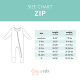 Griffin Zip Bamboo Baby Doodle Sleepies Little Outfit