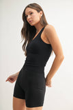 Classic Seamless Ribbed Tank Top