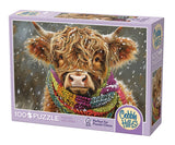 Wee Coo (Baby Highland Cow) 100 Piece Cobble Hill Puzzle