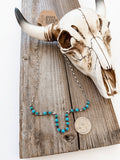 Western SteerHead Stone Necklace